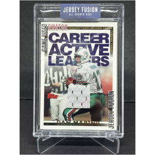 Topps Career Active Leaders Dan Marino Jersey Fusion Game Used Swatch #JF-DM95