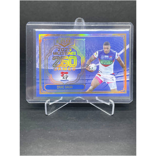 2024 NRL Elite Dane Gagai Newcastle Knights 2024 Elite Milestones Case Card M 09/17 L/Ed 22/39