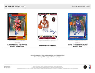 2021-22 Panini Donruss Basketball Choice Box