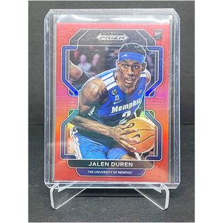 2022 Panini Prizm Draft Picks Jalen Duren Red RC 134/299