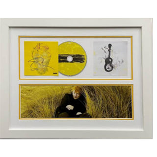 Ed Sheeran Signed CD Collage Framed