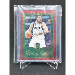 2023-24 Donruss Elite Series Luka Doncic International Red & Green - No. 2