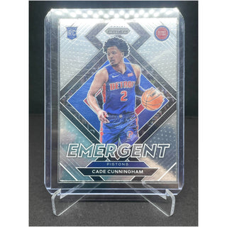 2021-22 Panini Prizm Cade Cunningham Emergent RC - No. 22