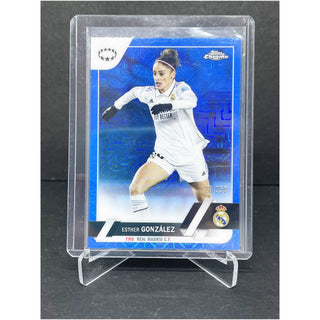 2023 Topps Chrome UEFA Womens Esther González Blue Mojo Refractor 126/250