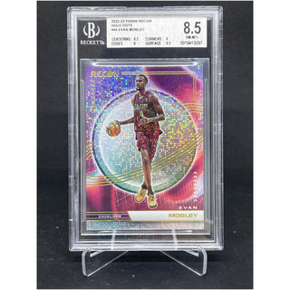 2022-23 Panini Recon Holo Dots Evan Mobley BGS 8.5 NM-MT+