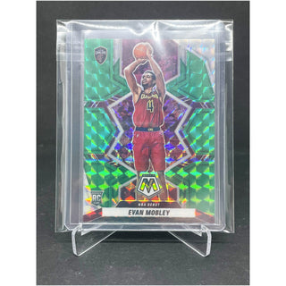 2021-22 Panini Mosaic Evan Mobley Green Prizm RC - No. 263