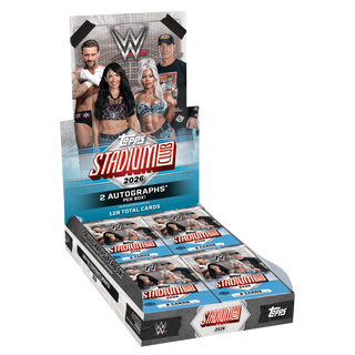 PREORDER:  2026 Topps Stadium Club WWE Wrestling Hobby Box (23 OCT 4PM)