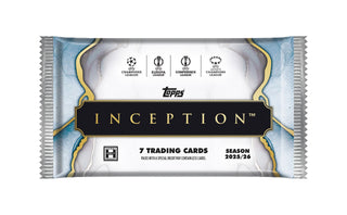 PREORDER:  2025/26 Topps Inception UEFA Club Competitions Soccer Hobby Box (ETA Release 30 July)