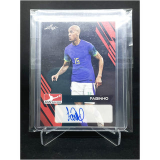 2023 Leaf Goal Soccer Fabinho Auto #BA-F1