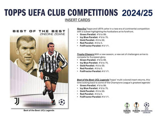 2024/25 Topps UEFA Club Competitions Soccer Value Box