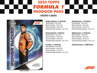 2024 Topps Paddock Pass F1 Formula 1 6-Pack Blaster Box