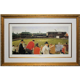 "From The Hill" Limited Edition Signed Sir Donald Bradman & Keith Miller