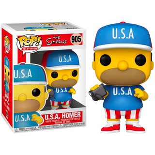 The Simpsons - Homer U.S.A Pop! Vinyl Figure