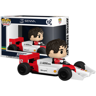 F1: Formula 1 - Ayrton Senna with Race Car Pop! Rides Vinyl Figure