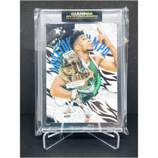 2021 Giannis Antetokounmpo X Tyson Beck Championship Collection 2021 Champions Limited Edition /200