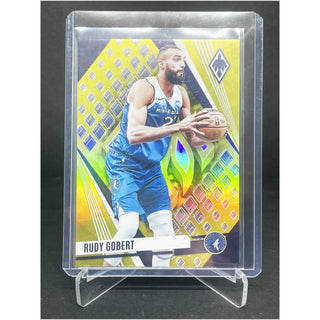 2023-24 Panini Phoenix Rudy Gobert Yellow Parallel 39/49