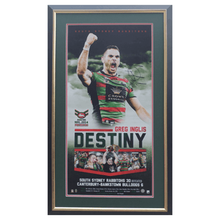 Greg Inglis Signed Destiny Vertiramic Print Framed