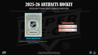 2025/26 Upper Deck Artifacts Hockey 6-Pack Blaster Box