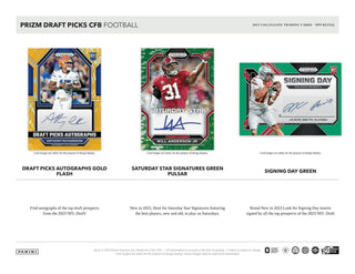 2023 Panini Prizm Draft Picks Football 6-Pack Hobby Blaster Box (Neon Pink Pulsar Parallels!)