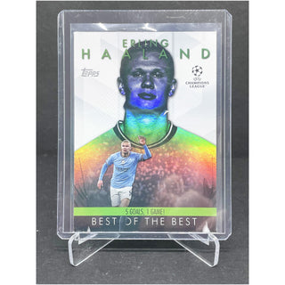 2023-24 Topps UEFA Club Competitions Erling Haaland Best Of The Best #BM-3