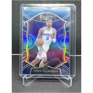 2020-21 Panini Select Tyrese Haliburton Blue Concourse RC  - No. 72