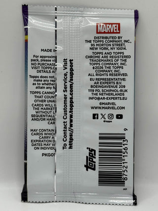 2026 Marvel Comics Chrome - Hobby Single Pack