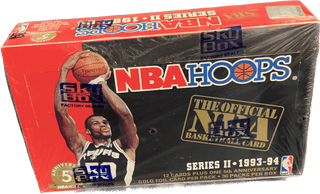 1993/94 Hoops Series 2 Basketball Hobby Box