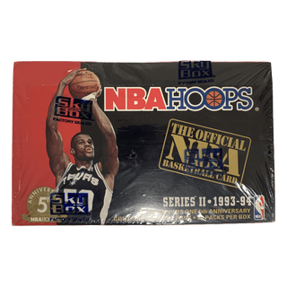 1993/94 Hoops Series 2 Basketball Hobby Box