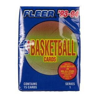 1993/94 Fleer Basketball Series 1 15 Card pack
