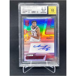 2022-23 Chronicles Draft Picks Turn Of The Century Red Auto Isaiah Mobley 11/99 BGS 8.5 NM-MT+