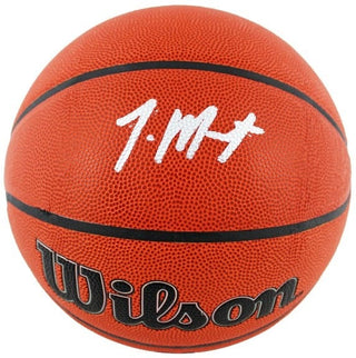 Grizzlies Ja Morant Signed Wilson Basketball In Display Case