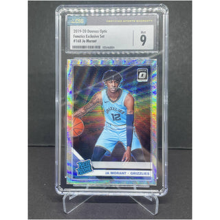 2019-20 Donruss Optic Fanatics Exclusive Set Ja Morant CSG Mint 9