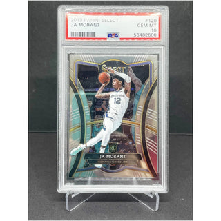 2019 Panini Select Ja Morant Rookie Card PSA Gem Mint 10