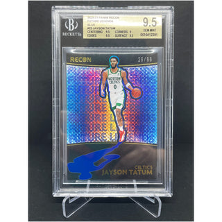 2020-21 Panini Recon Future Legends Blue Jayson Tatum 29/99 BGS 9.5 Gem Mint