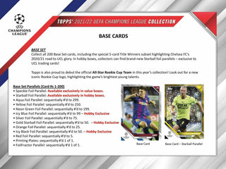 2021/22 Topps UEFA Champions League Collection Soccer 7-Pack Blaster Box