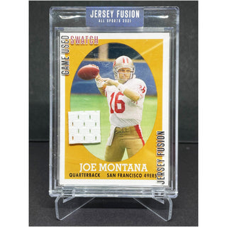 2021 Topps Joe Montana Jersey Fusion Game Used Swatch #JF-JM85