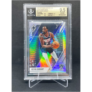 2021-22 Panini Chronicles Phoenix Lucky Envelopes Kevin Durant 2/8 BGS 9.5 Gem Mint