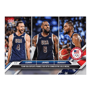 Men's Basketball 2024 Olympic Games Topps Now - Card 26