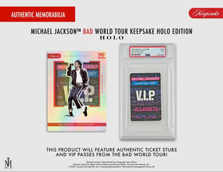 PREORDER:  2026 Michael Jackson Bad World Tour Keepsake Holo Edition Breaker Box (10/08)