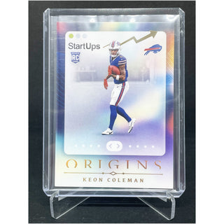 2024 Panini Origins Football StartUps Keon Coleman RC - No. 17