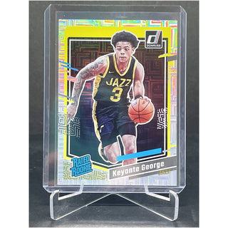 2023-24 Panini Donruss Rated Rookie Keyonte George Silver Mojo - No. 244