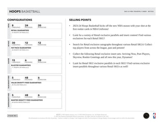 2023/24 Panini NBA Hoops Basketball 6-Pack Blaster Box