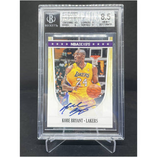 2011-12 Hoops Autographs Kobe Bryant SP BGS 8.5 NM-MT+