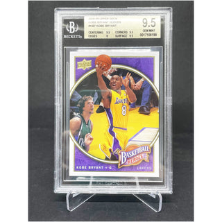 2008-09 Upper Deck Heroes Kobe Bryant BGS 9.5 Gem Mint