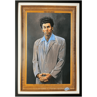 Kramer From Seinfeld Poster Framed