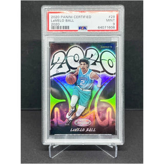 2020-21 Panini Certified LaMelo Ball 2020 Insert PSA Mint 9