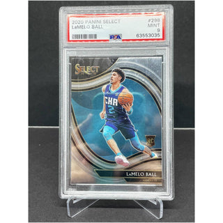 2020 Panini Select LaMelo Ball RC PSA Mint 9