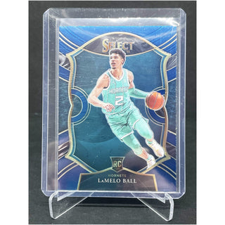 2020-21 Panini Select LaMelo Ball Concourse Blue RC - No. 63