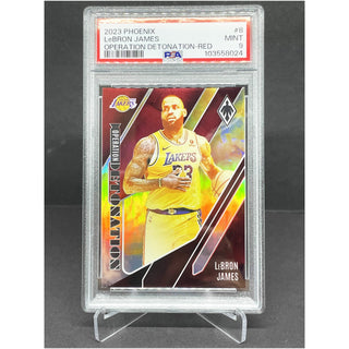 2023 Phoenix LeBron James Operation Detonation Red 119/125 PSA Mint 9