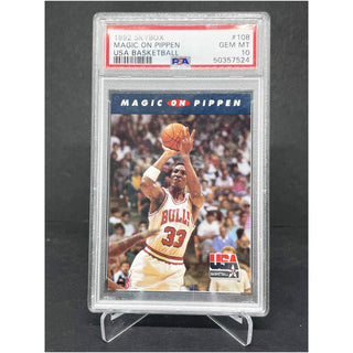 1992 SkyBox Magic On Pippen USA Basketball PSA Gem Mint 10